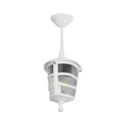 Alternative view of GLOBOSTAR® ZARDIN 203-0237 Vintage Φωτιστικό Οροφής με Ντουί 1 x E27 AC 220-240V IP44 - Λευκό - Μ17 x Π17 x Υ42cm