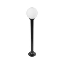 Alternative view of GLOBOSTAR® AGROS 61596 Φωτιστικό Κολωνάκι Κήπου με Ντουί 1 x E27 AC 220-240V Αδιάβροχο IP65 - Λευκό & Μάυρο - Μ20 x Π20 x Υ100cm