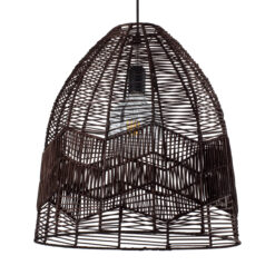 Alternative view of GLOBOSTAR® ALOHA 01752 Boho Κρεμαστό Φωτιστικό Οροφής με Ντουί 1 x E27 AC 220-240V IP20 - Καφέ - Μ45 x Π45 x Υ48cm