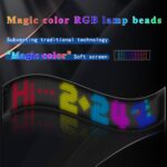 GLOBOSTAR® MATRIX GLB-106-0003 Εύκαμπτη Κυλιόμενη Ψηφιακή Επιγραφή 59.5x12cm P6 96×16 Pixel LED 10W DC 5V 2A με USB 2.0 Αδιάβροχο IP65 Πολύχρωμο RGB – Bluetooth Control μέσω iPIXEL APP – Μ59.5 x Π0.2 x Υ12cm – 2 Χρόνια Εγγύηση