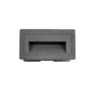 kelvo® STEPART KLV-101-0081 Χωνευτό Φωτιστικό Σκαλοπατιού / Διαδρόμου LED 3W 375lm 45° AC 220-240V Αδιάβροχο IP65 Θερμό Λευκό 2700K – Lumileds SMD Chip & TÜV SÜD Driver – Γκρι Ανθρακί Ματ – Μ10.5 x Π4.5 x Υ6cm / Q9.1 x 4.5cm – 5 Χρόνια Εγγύηση