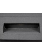 kelvo® STEPART KLV-101-0081 Χωνευτό Φωτιστικό Σκαλοπατιού / Διαδρόμου LED 3W 375lm 45° AC 220-240V Αδιάβροχο IP65 Θερμό Λευκό 2700K – Lumileds SMD Chip & TÜV SÜD Driver – Γκρι Ανθρακί Ματ – Μ10.5 x Π4.5 x Υ6cm / Q9.1 x 4.5cm – 5 Χρόνια Εγγύηση