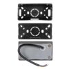 kelvo® STEPART KLV-101-0081 Χωνευτό Φωτιστικό Σκαλοπατιού / Διαδρόμου LED 3W 375lm 45° AC 220-240V Αδιάβροχο IP65 Θερμό Λευκό 2700K – Lumileds SMD Chip & TÜV SÜD Driver – Γκρι Ανθρακί Ματ – Μ10.5 x Π4.5 x Υ6cm / Q9.1 x 4.5cm – 5 Χρόνια Εγγύηση