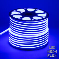 Alternative view of GLOBOSTAR® NEOVALE 70575 Ταινία Neon Flex LED 12W/m 600lm/m 120° DC 220-240V Αδιάβροχο IP65 120 x SMD2835 Chip/m Μπλε Dimmable - Sanan SMD Chip - Μ100 x Π0.8 x Υ1.6cm - 3 Χρόνια Εγγύηση