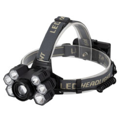 Alternative view of GLOBOSTAR® HEADLAMP 79061 Φακός Κεφαλής LED 30W 3000lm 15~60° DC 5V με USB-C με Επαναφορτιζόμενη Μπαταρία Li-ion 3.7V 2x18650 6000mAh Αδιάβροχο IP54 Ψυχρό Λευκό 6000K - CREE XML2-T6 Chip - Μ9.5 x Π5 x Υ5cm - 2 Χρόνια Εγγύηση