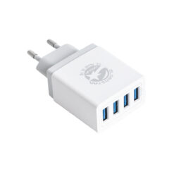 Alternative view of GloboStar® 69997 Φορτιστής Πρίζας Charger 4 x Type-A USB Port DC 5V 5.1A Max 5W