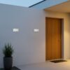 kelvo® SIXOAD KLV-101-0008 Φωτιστικό Τοίχου / Απλίκα LED 18W 1800lm 30° AC 220-240V Αδιάβροχο IP65 Θερμό Λευκό 2700K – CREE XPE Chip & TÜV SÜD Driver – Λευκό Ματ – Μ17 x Π4 x Υ8cm – 5 Χρόνια Εγγύηση