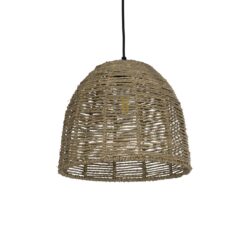 Alternative view of GLOBOSTAR® MEKA 204-0162 Boho Κρεμαστό Φωτιστικό Οροφής με Ντουί 1 x E27 AC 220-240V IP20 - Καφε - Μ30 x Π30 x Υ28cm