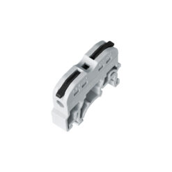 Alternative view of GloboStar® FAST-CONNECT 69901 Μονή Κλέμα Ράγας Ταχείας Σύνδεσης & Διακλάδωσης Καλωδίων για Ηλεκτρολογικούς Πίνακες - 1 x Είσοδος & 1 x Έξοδος με Συμβατή Διατομή Καλωδίων 0.2mm² έως 4mm² - 600V 32A Max - Μ4.5 x Π1 x Υ3.2cm - Γκρι & Μαύρο - Πακέτο 10 Τεμαχίων - 5 Years Warranty