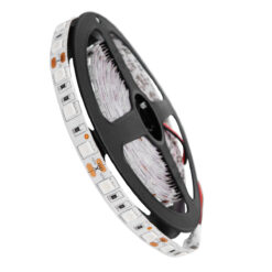GLOBOSTAR® LUMAR 70024 Ταινία LED 14.4W/m 936lm/m 120° DC 12V IP20 60 x SMD5050 Chip/m Κόκκινο Dimmable - Sanan SMD Chip - Μ500 x Π1 x Υ0.2cm - Ρολό 5 Μέτρων - 5 Χρόνια Εγγύηση