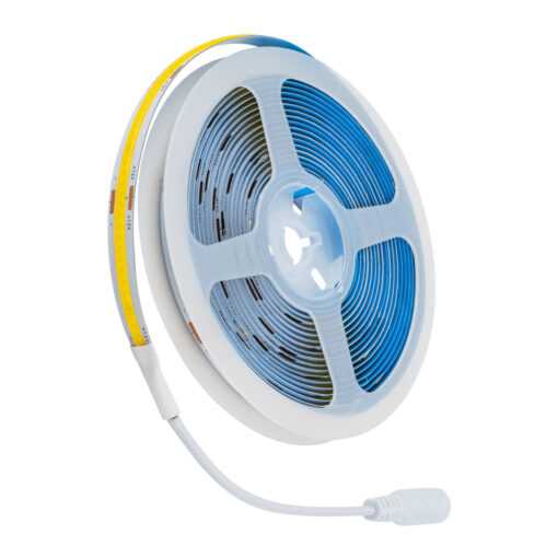 GLOBOSTAR® COBWAVE 70415 Σετ Ταινίας με Τροφοδοτικό LED 48W 4320lm 120° AC 220-240V IP20 1540 x COB Chip Θερμό Λευκό 2700K – Sanan COB Chip – Μ500 x Π1 x Υ0.2cm – Ρολό 5 Μέτρων – 2 Χρόνια Εγγύηση