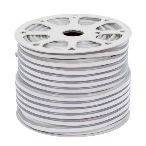 GLOBOSTAR® NEOVALE 70570 Ταινία Neon Flex LED 12W/m 1080lm/m 120° DC 220-240V Αδιάβροχο IP65 120 x SMD2835 Chip/m Ψυχρό Λευκό 6000K Dimmable – Sanan SMD Chip – Μ100 x Π0.8 x Υ1.6cm – 3 Χρόνια Εγγύηση