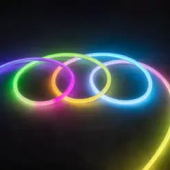 Alternative view of GLOBOSTAR® NEOTUBE 70589 Ψηφιακή Pixel Addressable Ταινία Neon Flex LED 18W/m 900lm/m 360° DC 24V Αδιάβροχο IP65 96 x SMD5050 Chip/m 16 x Pixel/m Πολύχρωμο RGB Dimmable SPI/TTL Protocol IC WS2811 - Sanan SMD Chip - Μ100 x Π2.1 x Υ2.1cm - 3 Χρόνια Εγγύηση