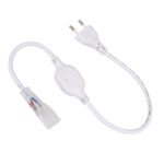 GLOBOSTAR® NEOVALE-A 70612 Μεταλλάκτης Τροφοδοσίας 6A 1380W AC 220-240V σε DC 220-240V για έως 100 Μέτρα Neon Flex LED Αδιάβροχο IP65 - Λευκό - Μ53 x Π3.5 x Υ1.5cm - 2 Χρόνια Εγγύηση