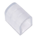 GLOBOSTAR® NEOVALE-B 70616 Τερματική Τάπα για Neon Flex LED Αδιάβροχο IP65 - Διάφανο - Μ2.4 x Π2.2 x Υ1.6cm