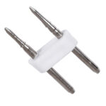 GLOBOSTAR® NEOVALE-NEOTUBE-A 70630 Καρφάκι Σύνδεσης για Ταινία LED Αδιάβροχο IP65 - Λευκό - Μ2.2 x Π1 x Υ0.4cm