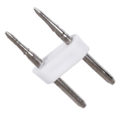 GLOBOSTAR® NEOVALE-NEOTUBE-A 70630 Καρφάκι Σύνδεσης για Ταινία LED Αδιάβροχο IP65 - Λευκό - Μ2.2 x Π1 x Υ0.4cm