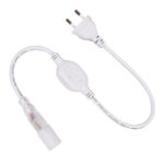 GLOBOSTAR® NEOTUBE-A 70632 Μεταλλάκτης Τροφοδοσίας 6A 1380W AC 220-240V σε DC 220-240V για έως 100 Μέτρα Neon Flex LED Αδιάβροχο IP65 - Λευκό - Μ53 x Π3.5 x Υ1.5cm - 2 Χρόνια Εγγύηση