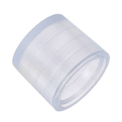 GLOBOSTAR® NEOTUBE-B 70636 Τερματική Τάπα για Neon Flex LED Αδιάβροχο IP65 - Διάφανο - Μ2.2 x Π2.2 x Υ3.5cm