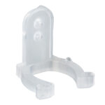 GLOBOSTAR® NEOTUBE-A 70642 Βάση Στήριξης για Neon Flex LED Αδιάβροχο IP65 - Διάφανο - Μ2 x Π2.2 x Υ1.8cm