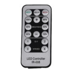 GLOBOSTAR® NEOTUBE-A 70646 Dimmer / Controller με IR Ασύρματο Χειριστήριο 6A 1380W AC 220-240V σε DC 220-240V για έως 100 Μέτρα Neon Flex LED Αδιάβροχο IP44 Dimmable – Λευκό – Μ57 x 5 x Υ3.5cm – 2 Χρόνια Εγγύηση