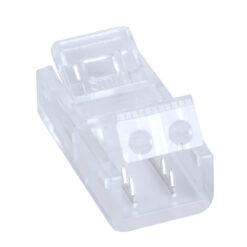 Alternative view of GLOBOSTAR® STRIPCON 70684 Ταχυσύνδεσμος για Μονόχρωμη Ταινία LED 8mm σε 2 Καλώδια IP20 - Διάφανο - Μ2 x Π1.1 x Υ0.7cm