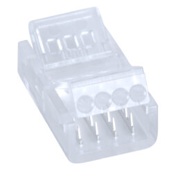 Alternative view of GLOBOSTAR® STRIPCON 70688 Ταχυσύνδεσμος για RGB Ταινία LED 10mm σε 4 Καλώδια IP20 - Διάφανο - Μ2.1 x Π1.3 x Υ0.7cm