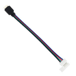 Alternative view of GLOBOSTAR® STRIPCON 70691 Ταχυσύνδεσμος για Ταινία LED RGB 10mm σε 4 Pin Αρσενικό Σύνδεσμο IP20 - Πολύχρωμο - Μ17 x Π1.5 x Υ0.4cm
