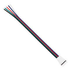 GLOBOSTAR® STRIPCON 70696 Ταχυσύνδεσμος 5 Pin Αρσενικός για Ταινία LED RGBW σε 5 Καλώδια IP20 - Πολύχρωμο - Μ15.6 x Π1.3 x Υ0.3cm