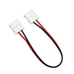 GLOBOSTAR® STRIPCON 70732 Ταχυσύνδεσμος για Μονόχρωμη Ταινία LED 10mm σε 10mm Σύνδεσμο IP20 - Λευκό - Μ16 x Π1.5 x Υ0.3cm