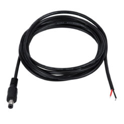 Alternative view of GLOBOSTAR® STRIPDC 70749 Ταχυσύνδεσμος DC Jack 5.5x2.1mm Αρσενικός IP20 - Μαύρο - Μ200 x Π2.1 x Υ2.1cm