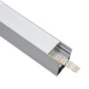 GloboStar® SURFACEPENDANT-PROFILE 70826-3M Προφίλ Αλουμινίου – Βάση & Ψύκτρα Ταινίας LED με Λευκό Γαλακτερό Κάλυμμα – Επιφανειακή & Κρεμαστή Χρήση – Πατητό Κάλυμμα – Ασημί – 3 Μέτρα – Μ300 x Π5 x Υ7cm