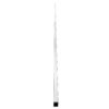 GLOBOSTAR® ALP-LINEAR VERTEX 70828-3M Επιφανειακό Προφίλ Αλουμινίου με Λευκό Γαλακτερό Πατητό Κάλυμμα για Ταινίες LED IP20 – Μαύρο & Λευκό – Μ300 x Π5 x Υ7cm