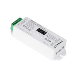 Alternative view of GloboStar® 71425 D3-CX Mi-BOXER DC DMX & RDM Dimmer High Speed Controller / Decoder 3 Καναλιών DC 12-24V 3 x 6A 144W - Max 18A 432W - IP20 Μ13 x Π5 x Υ2.5cm - 5 Years Warranty