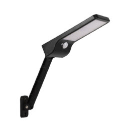 Alternative view of GLOBOSTAR® RASOL 71466 Προβολέας με Ανιχνευτή PIR / Αισθητήρα Κίνησης & IR Ασύρματο Χειριστήριο LED 3W 150lm 120° DC 5V με Φωτοβολταϊκό Panel 5V 0.3W & Επαναφορτιζόμενη Μπαταρία Li-ion 3.2V 2200mAh Αδιάβροχο IP65 Ψυχρό Λευκό 6000K Dimmable - Sanan SMD Chip - Μαύρο - Μ16.5 x Π9 x Υ3cm - 2 Χρόνια Εγγύηση