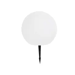 Alternative view of GLOBOSTAR® GARDENGLOW 71474 Μοντέρνο Φωτιστικό Κήπου Μπάλα με IR Ασύρματο Χειριστήριο LED 3W 240lm 360° DC 5V με USB-C με Ενσωματωμένο Φωτοβολταϊκό Panel 6V 1W & Επαναφορτιζόμενη Μπαταρία Li-ion 3.7V 2x18650 1400mAh Αδιάβροχο IP54 Πολύχρωμο RGBW Dimmable - Sanan SMD Chip - Γαλακτερό Λευκό - Μ25 x Π25 x Υ25cm - 2 Χρόνια Εγγύηση