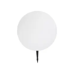 Alternative view of GLOBOSTAR® GARDENGLOW 71475 Μοντέρνο Φωτιστικό Κήπου Μπάλα με IR Ασύρματο Χειριστήριο LED 5W 400lm 360° DC 5V με USB-C με Ενσωματωμένο Φωτοβολταϊκό Panel 6V 1.5W & Επαναφορτιζόμενη Μπαταρία Li-ion 3.7V 3x18650 1800mAh Αδιάβροχο IP54 Πολύχρωμο RGBW Dimmable - Sanan SMD Chip - Γαλακτερό Λευκό - Μ35 x Π35 x Υ35cm - 2 Χρόνια Εγγύηση