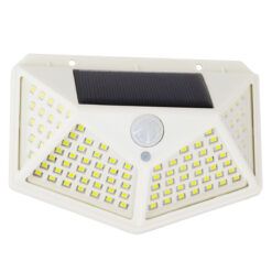 GLOBOSTAR® NOVAQ 71498 Προβολέας με Ανιχνευτή PIR / Αισθητήρα Κίνησης LED 10W 500lm 180° DC 5V με Φωτοβολταϊκό Panel 5V 0.3W & Επαναφορτιζόμενη Μπαταρία Li-ion 3.2V 1200mAh Αδιάβροχο IP65 Ψυχρό Λευκό 6000K - Sanan SMD Chip - Λευκό - Μ13.6 x Π5.2 x Υ9.9cm - 2 Χρόνια Εγγύηση