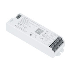 Alternative view of GLOBOSTAR® TUYA-WB5 73008 DC WiFi & Bluetooth Master Dimmer / Controller Υψηλής Ταχύτητας με 5 x 6A 72W Κανάλια DC 12-24V 15A 360W Max IP20 - WiFi & Bluetooth - Μ12.2 x Π3.8 x Υ2.2cm - 5 Χρόνια Εγγύηση