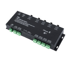 Alternative view of GloboStar® 73136 DMA SKYDANCE DC DMX512 Signal Splitter / Amplifier 4 Καναλιών DC 12-36V - IP20 Μ25.6 x Π9.2 x Υ3.8cm - 5 Χρόνια Εγγύηση