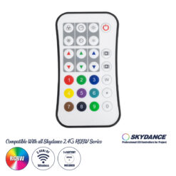 GloboStar® 73158 R9 SKYDANCE Ασύρματο Χειριστήριο RF 2.4Ghz 1 Group για όλα τα Πολύχρωμα SKYDANCE Controller DC 3V 1 x CR2032 - IP20 Μ10.7 x Π5.8 x Υ1cm - 5 Χρόνια Εγγύηση