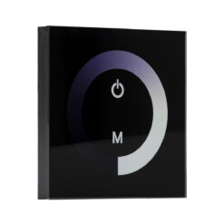 Alternative view of GLOBOSTAR® DIMTOUCH 73318 Dimmer Τοίχου με Touch Panel με 1 x 12A 288W Κανάλι DC 12-24V 12A 288W Max IP20 - Μ9 x Π9 x Υ3.5cm - 2 Χρόνια Εγγύηση