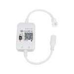 GLOBOSTAR® ZENGGE-WFMNA 73450 RF & WiFi 2.4G Ψηφιακός Pixel Addressable Controller DC 5-12-24V IP20 – WiFi 2.4G & Bluetooth – SPI/TTL Protocol 2048 IC – Μ10.5 x Π4.5 x Υ1.5cm – 2 Χρόνια Εγγύηση