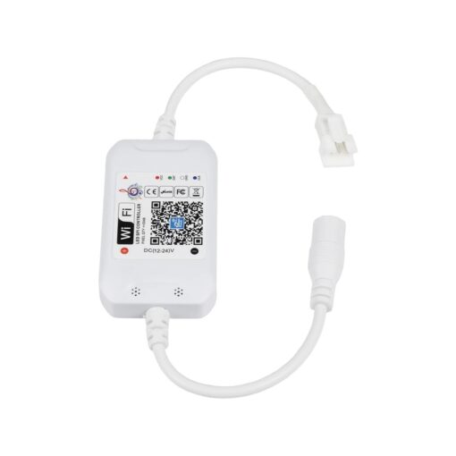 GLOBOSTAR® ZENGGE-WFMNA 73450 RF & WiFi 2.4G Ψηφιακός Pixel Addressable Controller DC 5-12-24V IP20 – WiFi 2.4G & Bluetooth – SPI/TTL Protocol 2048 IC – Μ10.5 x Π4.5 x Υ1.5cm – 2 Χρόνια Εγγύηση