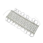GLOBOSTAR® MODULARI 73703 Module LED 0.8W 64lm 120° DC 12V Αδιάβροχο IP65 3 x SMD5050 Chip Κόκκινο Dimmable – Μ8.6 x Π1.2 x Υ0.5cm – Πακέτο 20 Τεμαχίων – 3 Χρόνια Εγγύηση