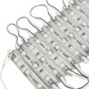 GLOBOSTAR® MODULARI 73703 Module LED 0.8W 64lm 120° DC 12V Αδιάβροχο IP65 3 x SMD5050 Chip Κόκκινο Dimmable – Μ8.6 x Π1.2 x Υ0.5cm – Πακέτο 20 Τεμαχίων – 3 Χρόνια Εγγύηση