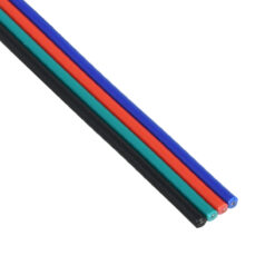 Alternative view of GLOBOSTAR® COLORCABLE 70744 Εύκαμπτο Πλακέ Καλώδιο 4 x 0.25mm² για Ταινία LED RGB IP20 - Πολύχρωμο - Μ100 x Π1 x Υ0.1cm