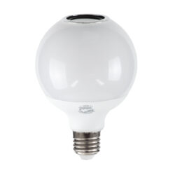 Alternative view of GLOBOSTAR® RGBOO 76072 Λάμπα E27 G95 με IR Ασύρματο χειριστήριο & 3W Bluetooth Ηχείο LED 12W 780lm 260° AC 220-240V IP20 Πολύχρωμο RGBW Dimmable - Sanan SMD Chip - Μ13 x Π25 x Υ43cm - 2 Χρόνια Εγγύηση