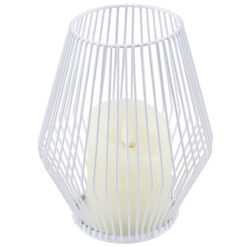Alternative view of GloboStar® CANDLE 76489 Διακοσμητικό Realistic Κερί με LED Εφέ Κινούμενης Φλόγας - Μπαταρίας 2 x AA (Δεν Συμπεριλαμβάνονται) & Ασύρματο Χειριστήριο IR Θερμό Λευκό 2700K Dimmable Λευκό Φ16 x Υ18cm
