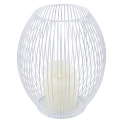 Alternative view of GloboStar® CANDLE 76492 Διακοσμητικό Realistic Κερί με LED Εφέ Κινούμενης Φλόγας - Μπαταρίας 2 x AA (Δεν Συμπεριλαμβάνονται) & Ασύρματο Χειριστήριο IR Θερμό Λευκό 2700K Dimmable Λευκό Φ19 x Υ24cm